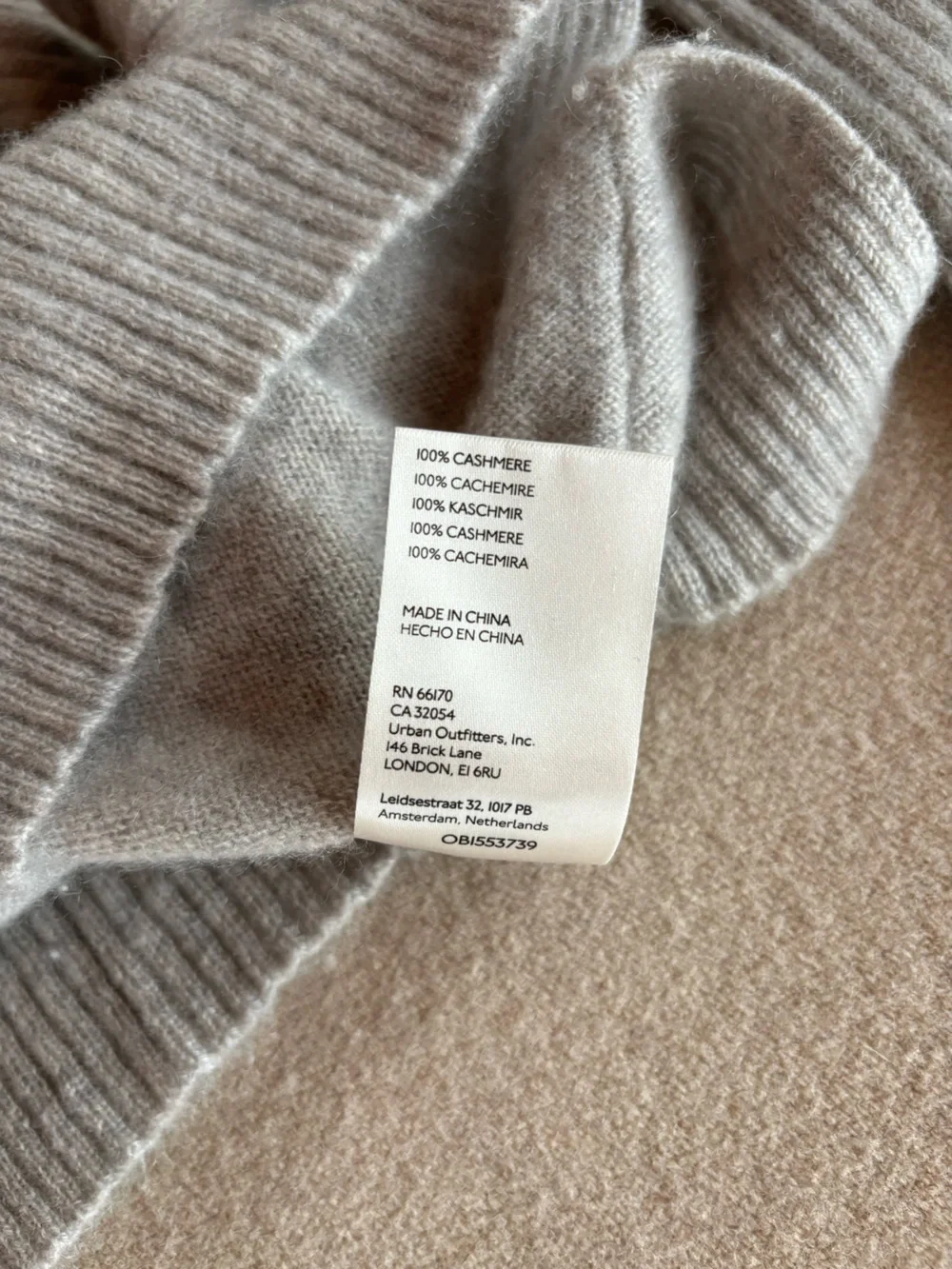 Free People Cashmere Sweater